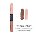 Dual-Head Liquid Concealer - Full Coverage Brightening Corrector