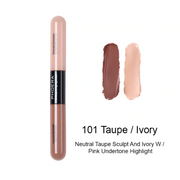 Dual-Head Liquid Concealer - Full Coverage Brightening Corrector