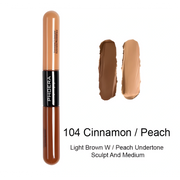Dual-Head Liquid Concealer - Full Coverage Brightening Corrector