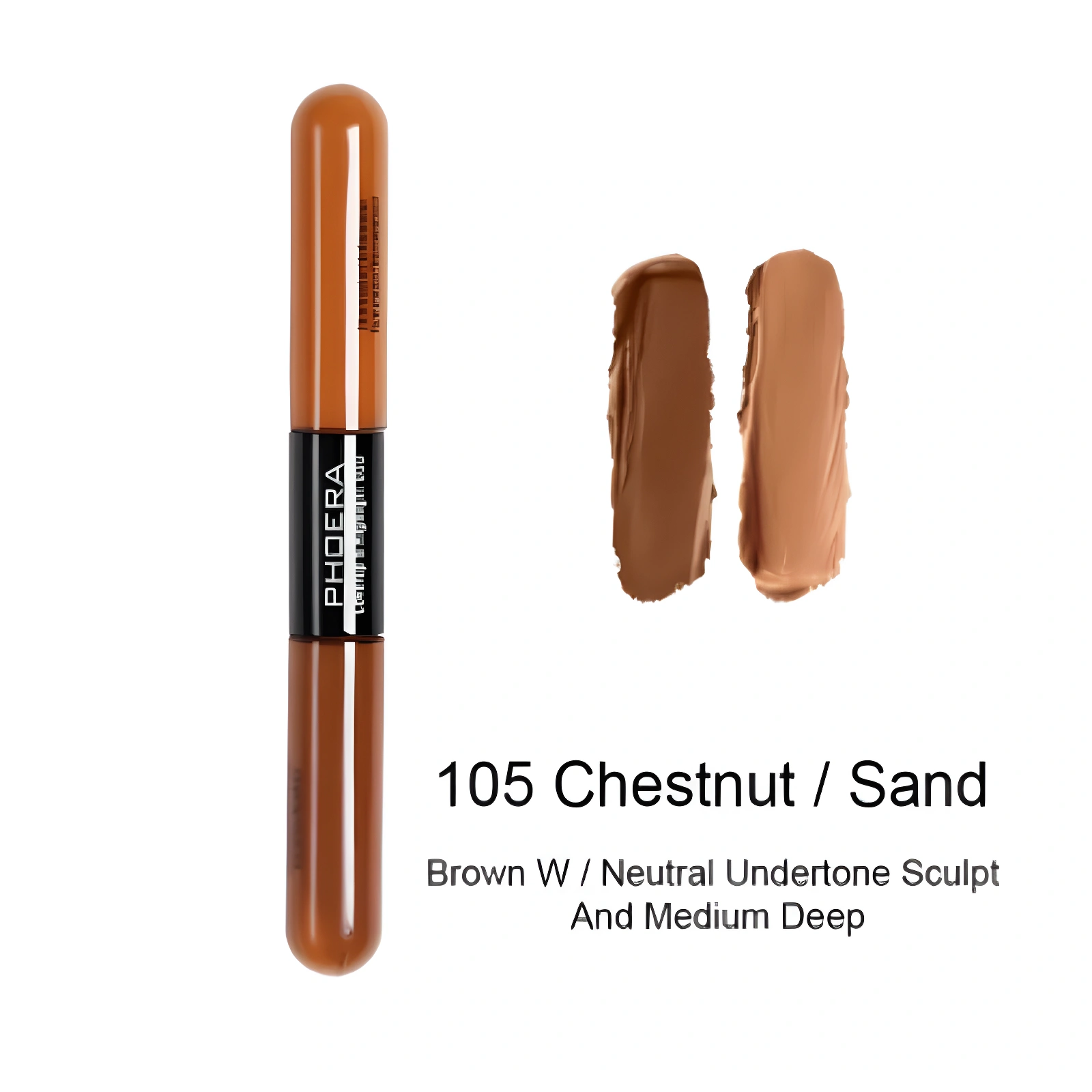 Dual-Head Liquid Concealer - Full Coverage Brightening Corrector